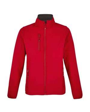 SOLS Dames/Dames Falcon Softshell gerecyclede Soft Shell jas (Peperrood)