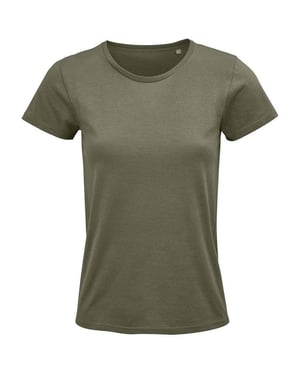 SOLS Dames/dames Crusader Organisch T-shirt (Khaki)