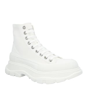 Alexander McQueen Tread Slick Boot in Wit