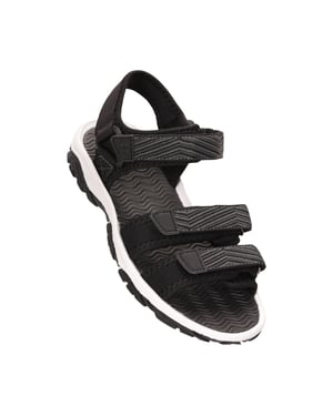 Mountain Warehouse Sandalen met 3 drukknopen voor kinderen/Kinderen (Zwart)