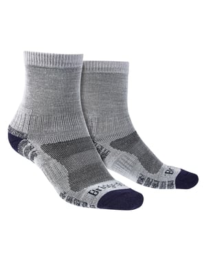 Bridgedale - Heren Wandelsokken Lichtgewicht Merino - Zilver / Marineblauw
