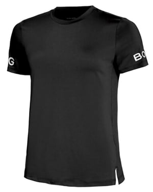 Björn Borg - Dames Classic Training T-Shirt met Korte Mouwen - Zwart