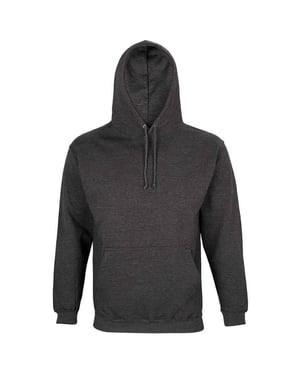 SOLS Unisex Condor Marl Hoodie voor volwassenen (Houtskool mergel)
