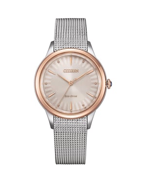 Citizen L Serie Dames Zilver Horloge EM1156-80X