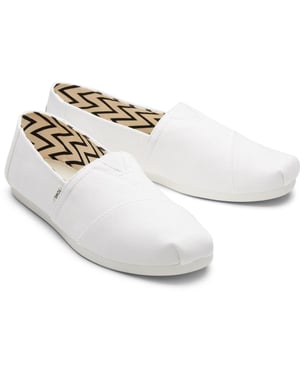 TOMS Alpargata Heren Witte Espadrilles