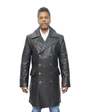Heren koeienhuid leer Peacoat-Cordoba