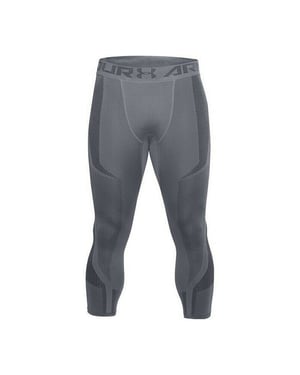 Under Armour Stretch Grijs Heren Naadloze Mesh Paneel Croppped Legging 1306391 513