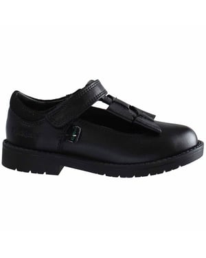 Kickers Lachly Strik Kinderschoenen Zwart