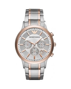 Emporio Armani AR11077 Herenhorloge Renato Rose Goud