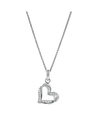 Orphelia 'Cecilia' Dames 925 Sterling Zilveren Hanger met Ketting - Zilver ZH-7584