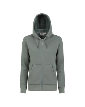 Mountain Warehouse Dames/Dames Dalton Sherpa gevoerde Full Zip Hoodie (Kaki Groen)