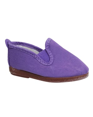 Flossy Style Kinder Paarse Plimsolls