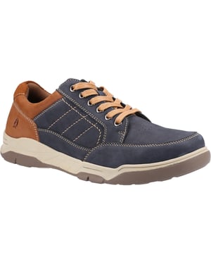 Hush Puppies Leren herenschoenen Finley (Oranje/zwart)
