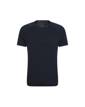 Mountain Warehouse Heren Sneldrogend T-shirt (Marine)