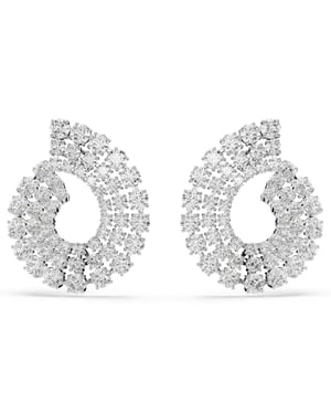 Swarovski 'Matrix Tennis' Dames Oorbellen van Base Metal - Zilver 5705834