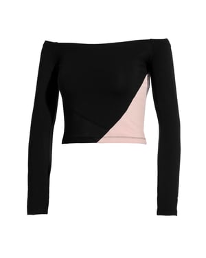 Puma Rive Gauche Off Shoulder Damestop Zwart Colourblock 578445 01