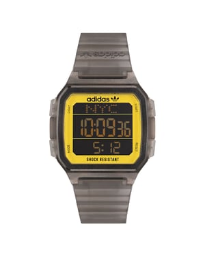 Adidas Originals Digital One GMT Unisex Grijze Horloge AOST22554