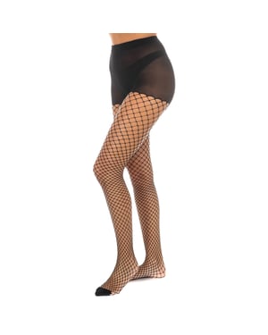 Zeer elastische verstelbare visnetpanty 0808CITY vrouw