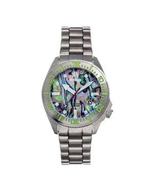 Shield Atlantic Abalone armbandhorloge met datum