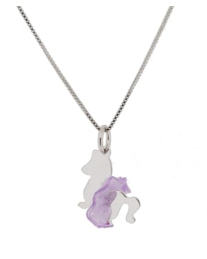 Orphelia 'Celinia' Kinder 925 Sterling Zilveren Ketting met Hanger - Zilver ZH-7134