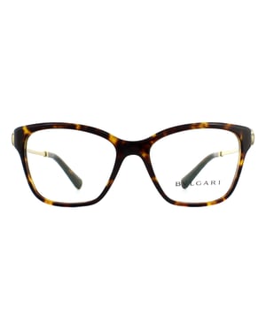 Bvlgari Square Dark Havana damesglazen frames