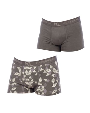 Pack-2 Boxers ademende stof KLB2 heren