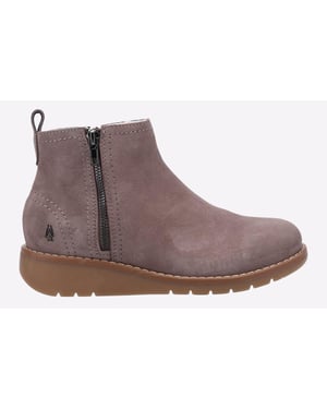 Hush Puppies Libby Suede Dames Laarzen In Muisbruin