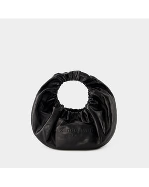 Halvemaan klein handtasje - Alexander Wang - Leer - Zwart