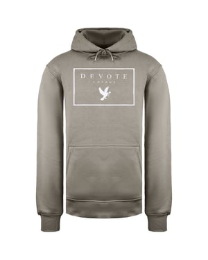 Devote London Dove Heren Nude/Wit Hoodie