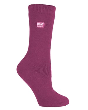 Heat Holders Lite dames dunne thermo wintersokken - Diepe Fuchsia