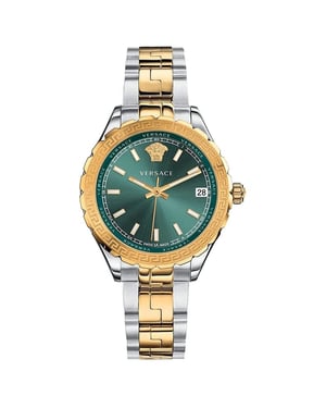 Versace V12050015 Dames Hellenyium Tweekleurig Groen Horloge