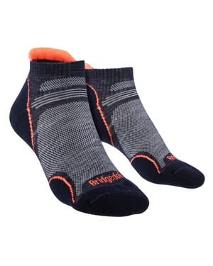 Bridgedale - Dames Wandelsokken Merino Laag - Navy / Candy
