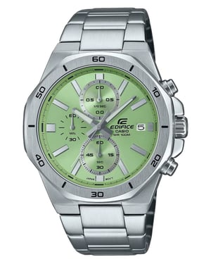 Casio Edifice Heren Zilveren Horloge EFV-640D-3AVUEF