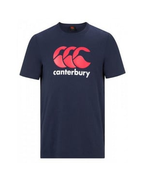 Canterbury Heren CCC Logo T-shirt (Marine / Rood / Wit)