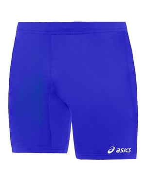 Asics Stretch Taille Logo Heren Blauw Korte Broek