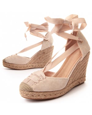 Montevita Wedge Espadrille Spartsum3 In Beige