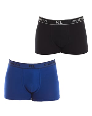 Pack-2 Ademende stoffen boxers met anatomische voorkant KL2014 heren