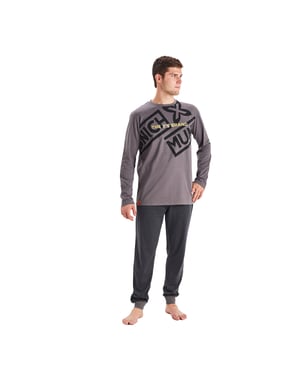 Winterpyjama lange mouw ronde hals MU1 heren