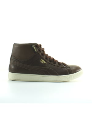 Puma Classic Mid GTX Bruin Leer Heren Veterschoenen 357044 01