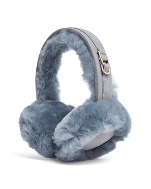 Dames Winter Superzachte Fluffy Blauwe Oorwarmers Warme en Gezellige Oorwarmers