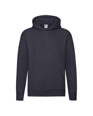 Fruit of the Loom Heren Premium Hoodie (Deep Navy)