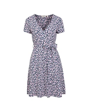 Mountain Warehouse Dames/Dames Santorini Floral Jersey Wrap Dress (Grijs)