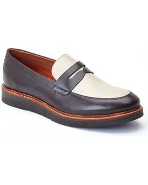 Base London Sid Leder Heren Bruin/Beige Loafers
