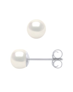 Oorbellen Pearl Zoetwater 5-6mm White 925