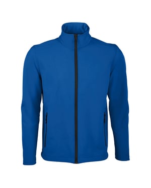 SOLS Heren Race Full Zip Water Repellent Softshell Jacket (Koningsblauw)