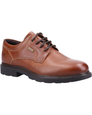 Hush Puppies Pearce Leer Herenschoenen Tan Lace-Up