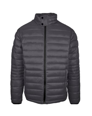 Plein Sport Plain Padded Grey Jacket