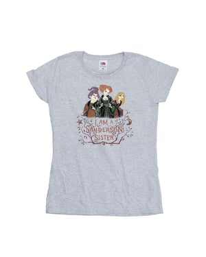 Disney Dames/Dames Hocus Pocus Sanderson Zus Katoenen T-Shirt (Sportgrijs)