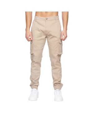 Crosshatch Heren Frentons Cargo Broek (Steen)