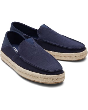 TOMS Alonso Jute Heren Espadrilles Navy